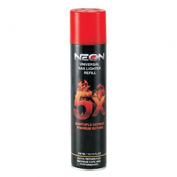 1 Can Neon 5X REF Gas Refill Butane Fluid Fuel Ultra Refined 300ml 10.14 oz