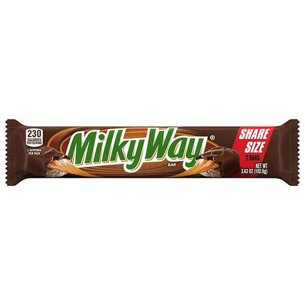 14 Huge Milky Way Milk Chocolate Sharing Size Candy Bars 3.63 Ounce EAB 7-2024