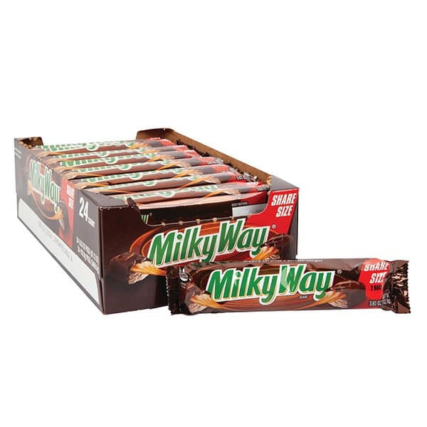 14 Huge Milky Way Milk Chocolate Sharing Size Candy Bars 3.63 Ounce EAB 7-2024