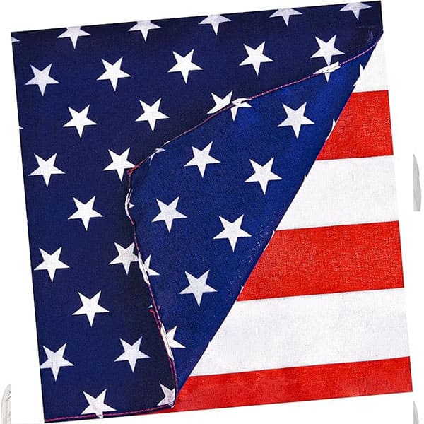 4Th of July Headband American Flag Bandana