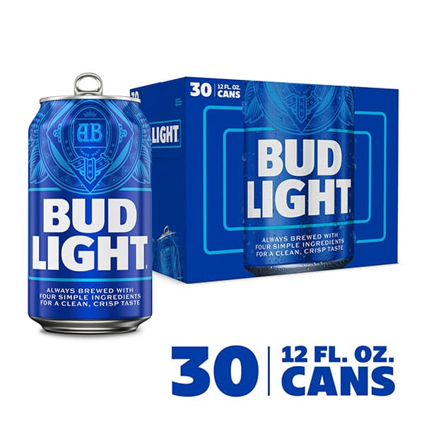 Bud Light Beer, 12 Pack Beer, 12 fl oz Cans
