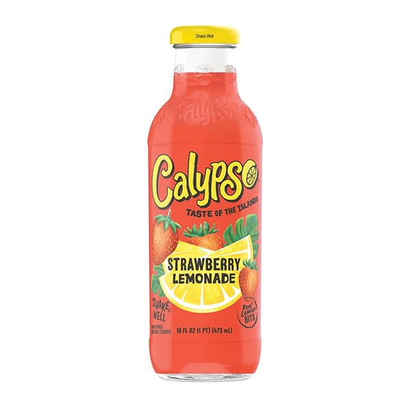 Calypso Lemonades | Made with Real Fruit and Natural Flavors | Strawberry Lemonade