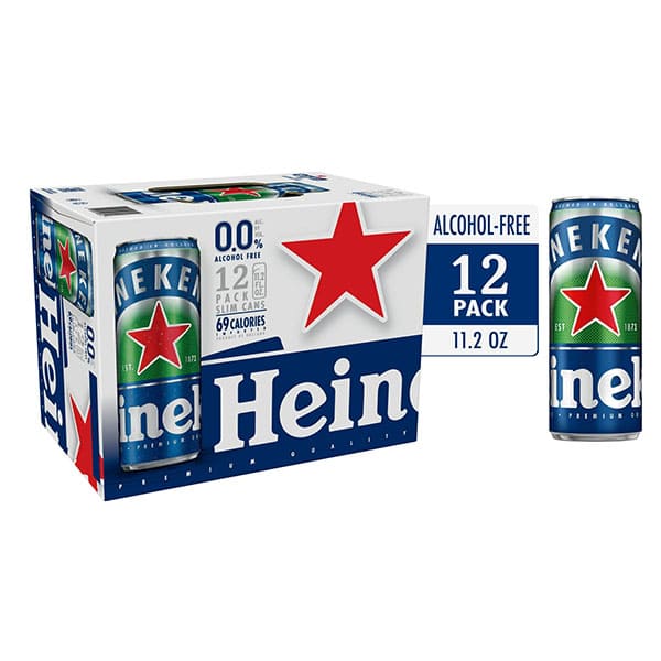 Heineken Non-Alcoholic Beer, 12 oz