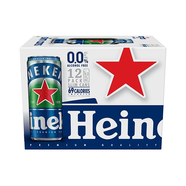 Heineken Non-Alcoholic Beer, 12 oz