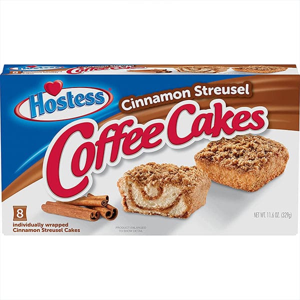 Hostess Coffee Cakes, Cinnamon Streusel, 2.89 Ounce