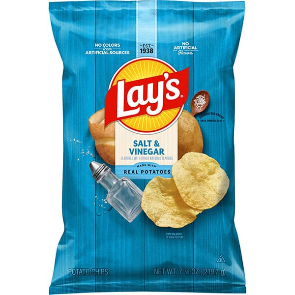 Lay ' S Potato Chips, Salt & Vinegar