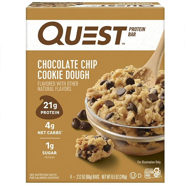 Quest Nutrition Protein Bar, Chocolate Chip Cookie Dough