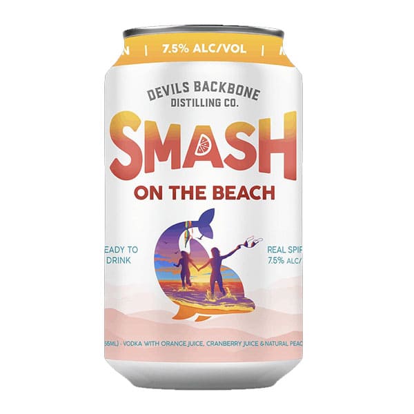 Smash on the beach