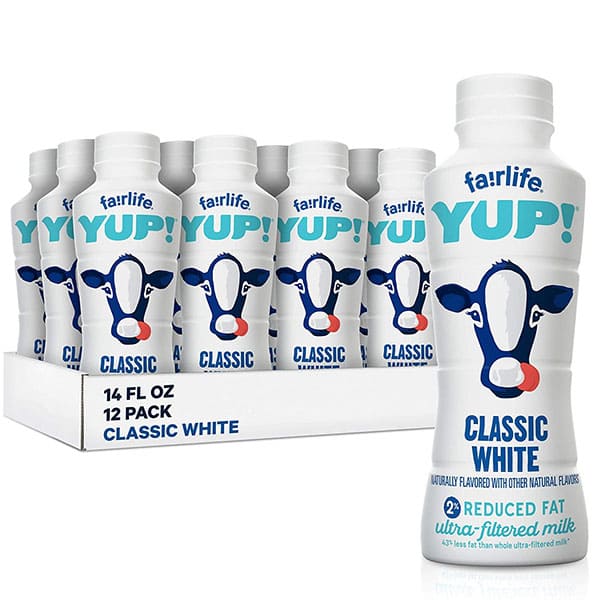 YUP! 2% Reduced Fat Ultra-Filtered Milk (Lactose Free), Classic White, Single Serve